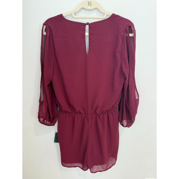 Brand new Lulus Luck & Love 3/4 Sleeve Romper, size medium - Picture 6 of 16